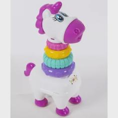 Brinquedo Didático Blocos Unicórnio Baby Pony Solapa - Maral