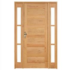 Kit Porta Paris 2 Vitrôs 2,13mx1,56mx12cm Eucalipto Direita