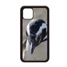 Capa de celular com imagem da natureza de pinguins fofos para iPhone 11 Pro Max