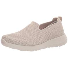 Skechers Tênis feminino Go Walk Joy-Sensational Day, Cinzento-acastan, 38