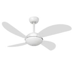 Ventilador De Teto Volare Branco Fosco 4 Pás Branco 110V, 110V