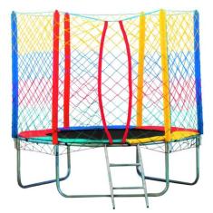 Cama elastica 2,00 m 100% nacional suporta ate 145kg - TRAMPOLIM BRINQ