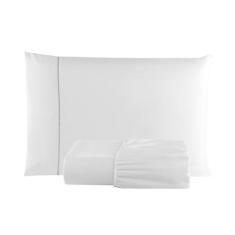 Jogo Roupa de Cama Lençol Solteiro 2 Peças Ponto Palito Micropercal 40