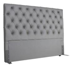 Cabeceira Sonho Paris Queen 1,60m Em material sintético Cinza - Sonho 