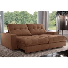 Sofa Retrátil Dublin 2,90m Mola Ensacada 05 Lugares Txr