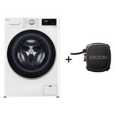 Combo LG Lava e Seca VC5 12kg Branca 220v + Caixa de som Bluetooth  XBOOM XG2 Bluetooth à prova d'água - CV3012WC5A.XG2BK