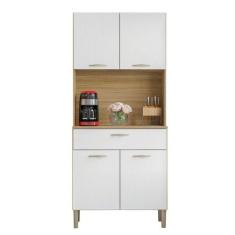 Armário de Cozinha Completa 4 Portas 1 Gaveta Kit's Paraná