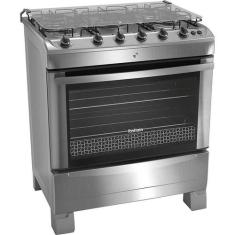 Fogão Dream Itatiaia 5 Bocas Inox Bivolt