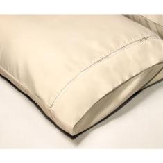 Lençol Cama Casal Queen 400 fios Micropercal 03 Peças Ponto Palito - R