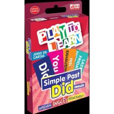 Play To Learn - Jogo De Cartas Simple Past - Did