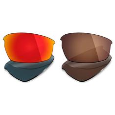 2 pares de lentes polarizadas de reposição para óculos de sol Oakley Bottlecap – Opções