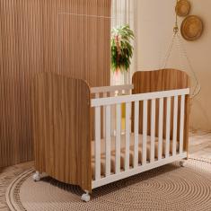 Berço Americano Peroba Móveis Duda com Suporte para Mosqueteiro