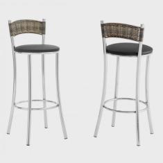 Conjunto 2 Banquetas Alta 47 Unimóvel Unimóvel