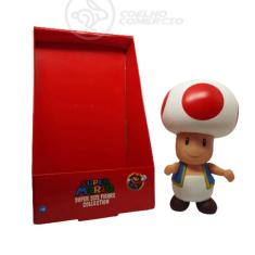Boneco Cogumelo Toad Grande Super Size 20Cm - Mario