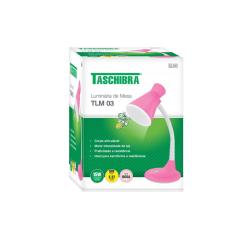 Luminária De Mesa Taschibra Tlm 03 Articulável E27 Bivolt Rosa