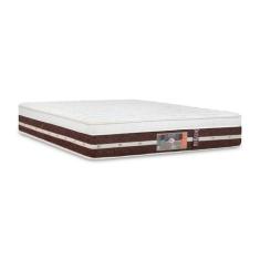 Colchão Casal Castor Silver Star Air One Face Pocket Hibrido 138x188x3