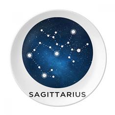 Sagitário Constelação do Zodíaco Placa decorativa de porcelana Salver Prato de jantar
