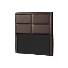 Cabeceira Cama Box Estofada Solteiro New York Courano Marrom - Probel