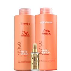 Kit Enrich Shampoo, Condicionador e Oil Reflections - Wella - Wella Pr