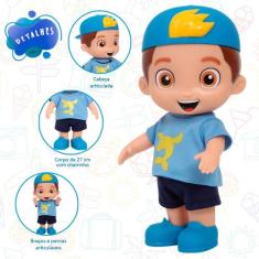 Boneco Aventureiro Azul Youtuber 100% Vinil Sem Som 1240 - Rosita