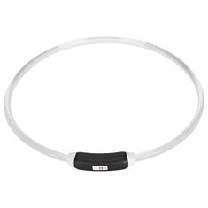 Coleira de Cachorro Iluminada, Coleira de LED que Brilha No Escuro Coleira de Cachorro Brilhante para Cães Médios e Pequenos Coleira de LED Recarregável USB para Caminhada