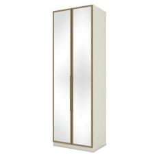 Guarda Roupa Henn Seletto 2 Portas 3 Gavetas Com Espelho Areia/jequitiba