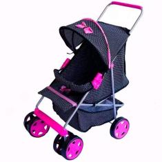 Carrinho de Boneca Milano Estilo Rosa - 000002 - Brinquedos Oliveira