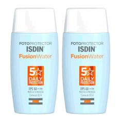 Isdin Fusion Water 5 Stars Kit com 2 Unidades – Protetor Solar Facial FPS60 – 50ml Kit-Unissex