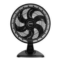 Ventilador De Mesa X-Treme 6, 2 Em 1 40 Cm 6 Pás 140W Arno Preto 127V