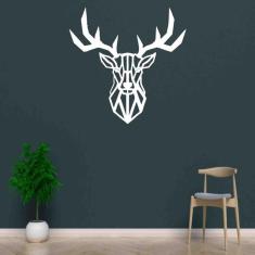 Quadro Decorativo Adorno Veado 3Mm Vazado - Mdf