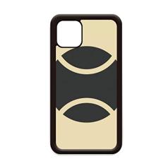 Capa esportiva de beisebol padrão geométrico simples para iPhone 11 Pro Max capa para celular Apple