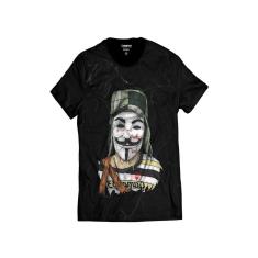 Camiseta Chaves Estilo V de Vingança Vendetta-Masculino