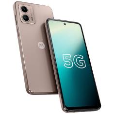 Smartphone Motorola Moto G53 5G Rosê 128GB, 4GB RAM, Tela de 6.5", Câmera Traseira Dupla, Selfies de 8 MP, Android e Processador Snapdragon 480+