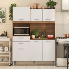 Cozinha Compacta 6 Portas 2 Gavetas Harmonia Demóbile