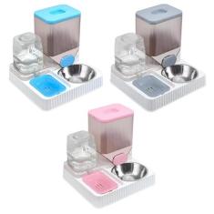 Bebedouro E Comedouro 2 em 1 Tigela Inox Alimentador Automático Gravid