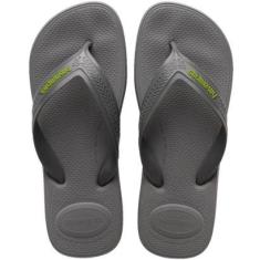 Chinelo Havaianas Top Max Comfort Masculina - Cinza - 39/40-Masculino
