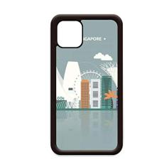 Capa Singapura Famous Places Landmark para iPhone 11 Pro Max para Apple Mobile Case Shell