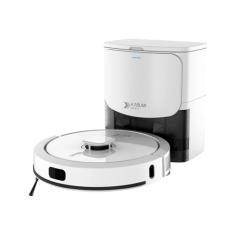 Robô Aspirador KaBuM! Smart 900 Branco Controle via App Recipiente Auto Limpante G7 Dispensador de Pó Alcance 360° (220, Volts)