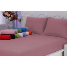 Lençol de Malha Casal King Venesa, rose