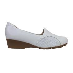 Sapato Feminino Calce Fácil Modare 7014229, Branco, Branco, 36