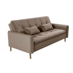 Sofá Cama Reclinável 2 Lugares 206cm Donna Capuccino Matrix