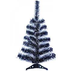 Arvore de Natal Nevada com 50 Galhos Pinheiro Canadense 60cm Decorar Casa Natalina Pequena Decoração