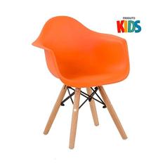 Loft7, Cadeira infantil Eames Junior com apoio de braços Kit Kids Kit Laranja