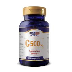 Vitamina C 500mg Vitgold 100 comprimidos 
