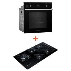 Combo Cooktop 5 bocas Brastemp  + Forno de embutir elétrico Brastemp (BDD85AE + BOC84AE) BDD8_BOC8_CJ