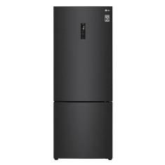 Refrigerador Inverse LG de 02 Portas Frost Free com 451 Litros Black Inox - GCB569NQL