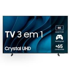 Samsung Smart TV 43" Crystal UHD 4K 43CU8000, Painel Dynamic Crystal Color, Samsung Gaming Hub, Design AirSlim, Tela sem limites, Alexa built in, Controle Remoto Único