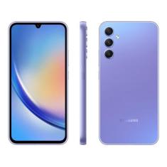 Smartphone Samsung Galaxy A34 128GB Violeta 5G Octa-Core 6GB RAM 6,6" 