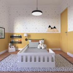 Cama Infantil Montessoriana Solteiro Sol Yescasa