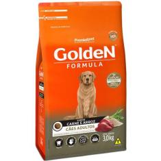 Ração Golden Fórmula Para Cães Adultos Sabor Carne e Arroz 3 kg - PREM